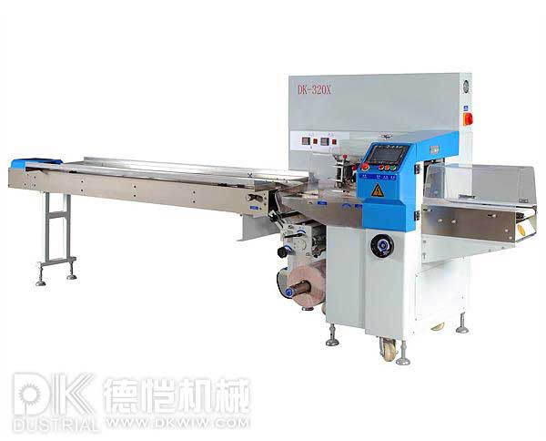 枕式包裝機-320XSE伺服下走紙